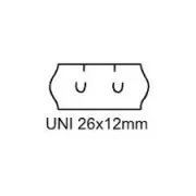 Etiketten Universal 26x12mm weiß