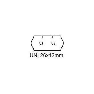 Etiketten Universal 26x12mm weiß