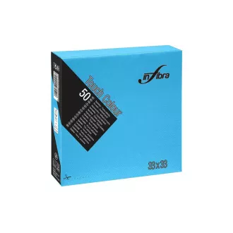 Serviettenpapier INFIBRA 2vrs. 33x33cm türkis 50Stk