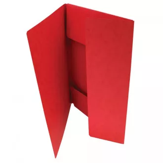 Karte 253 A4 vorgeschrieben 3 Revers rot