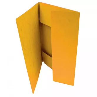 Karte 253 A4 vorgeschrieben 3 Revers gelb