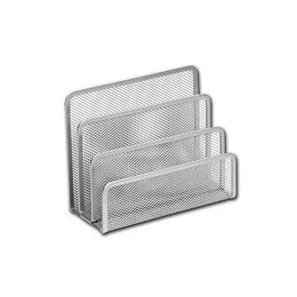 Drahtbriefständer 3 Fächer silber Drahtbriefständer 3 Fächer silber
