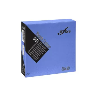 Serviettenpapier INFIBRA 2vrs. 33x33cm blau 50Stk