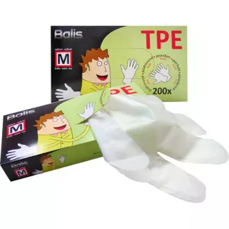 Einweg-TPE-Handschuhe Größe M weiß 200 Stück Einweg-TPE-Handschuhe Größe M weiß 200 Stück