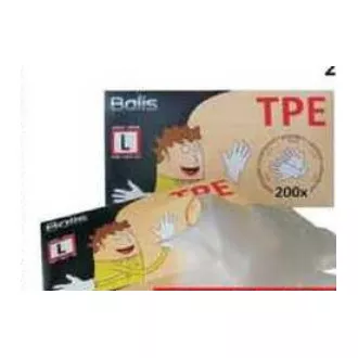 Einweg-TPE-Handschuhe Größe L weiß 200 Stück Einweg-TPE-Handschuhe Größe L weiß 200 Stück