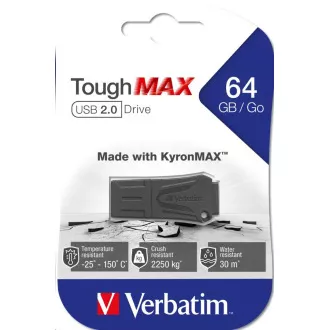 VERBATIM ToughMAX USB 2.0-Laufwerk 64 GB VERBATIM ToughMAX USB 2.0-Laufwerk 64 GB