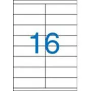 Etiketten 105x35mm 2 Reihen 16 Etiketten pro Blatt 100 Blatt Victoria