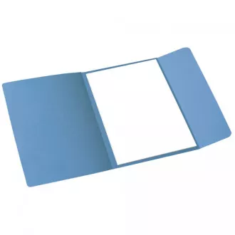 Karte 251 A4 Classic 1 Klappe blau