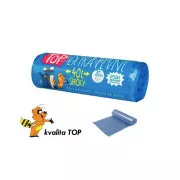 HDPE-Abfallsäcke 40L blau 30Stück Rolle extra stark