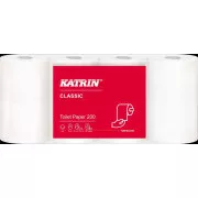 Toilettenpapier Katrin 2vrs weiß 23,4m 200tears 8pcs / Verkauf durch Packung