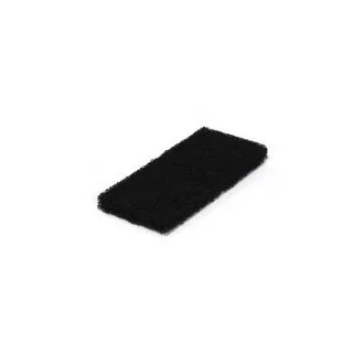 Rechteckiges Handtuch für den Boden, 11 × 25 cm, schwarz Rechteckiges Handtuch für den Boden, 11 × 25 cm, schwarz