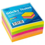 Selbstklebeblock 75x75mm 5 Neonfarben 5x80 Blatt Auro
