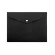 Umschlag A4 mit Druck PP Classic schwarz