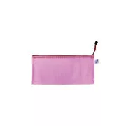 Umschlag mit Reißverschluss Federmäppchen DL mesh rosa