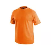 T-Shirt mit kurzen Ärmeln DANIEL, orange, Größe 1,5 mm, in. M