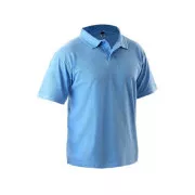 Poloshirt mit kurzen Ärmeln MICHAEL, himmelblau, Größe 3,5 mm, in. S