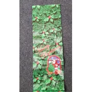 PP gefaltete Weihnachtstüte 24x48cm Mery Christmas   Nicholas grün