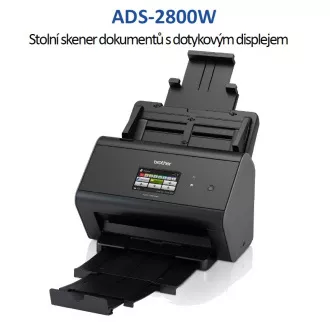 BROTHER skener ADS-2800W DUALSKEN (AZ 30 str / min, 600 x 600 dpi, DUALSKEN, LCD, 512) WiFi + LAN