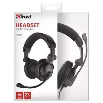 TRUST Kopfhörer COMO HEADSET FÜR PC UND LAPTOP TRUST Kopfhörer COMO HEADSET FÜR PC UND LAPTOP