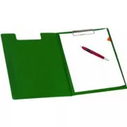 Schreibblock A4 Doppeltafel mit Clip grün