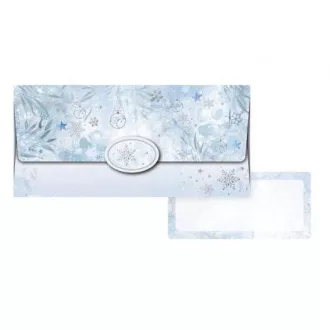 Weihnachten Geldumschlag blau-silber 88-035 Weihnachten Geldumschlag blau-silber 88-035