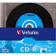 VERBATIM CD-R (10er-Pack) Slim / Vinyl / DLP / 52x / 700MB