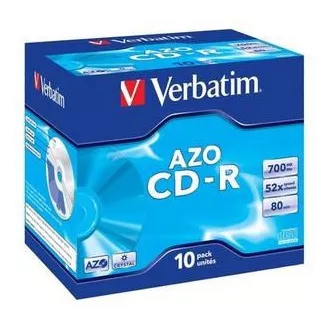 VERBATIM CD-R (10er-Pack) Juwel / Kristall / DLP / 52x / 700MB