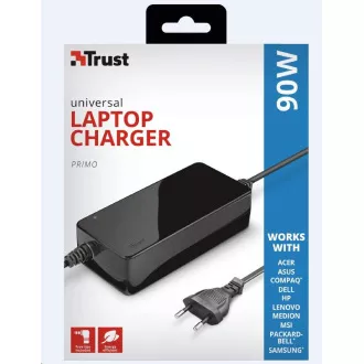 TRUST Universal-Netzteil für Primo 90W-19V Laptop-Ladegerät