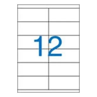 Etiketten 105x48mm 2 Reihen 12 Etiketten pro Blatt 100 Blatt Victoria Etiketten 105x48mm 2 Reihen 12 Etiketten pro Blatt 100 Blatt Victoria
