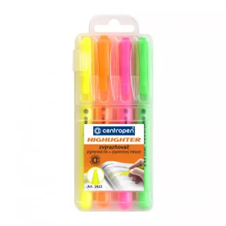 Textmarker Centropen 2822/4 4 Farben Keilspitzenbreite 1-3 mm Textmarker Centropen 2822/4 4 Farben Keilspitzenbreite 1-3 mm