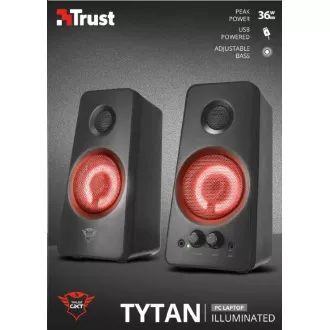 TRUST GXT 608 Tytan Beleuchtetes 2.0 Lautsprecherset