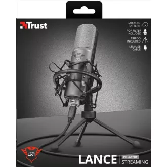 TRUST-Mikrofon GXT 242 Lance Streaming-Mikrofon TRUST-Mikrofon GXT 242 Lance Streaming-Mikrofon