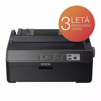 EPSON Nadeldrucker LQ-590IIN, A3, 24 Nadeln, High Speed Draft 550 zn/s, 1 + 6 Kopie, USB 2.0, Ethernet