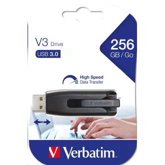 VERBATIM Flash Drive 256GB Store 'n' Go V3, USB 3.0, schwarz VERBATIM Flash Drive 256GB Store 'n' Go V3, USB 3.0, schwarz
