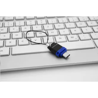 VERBATIM Flash Drive 32GB Store 'n' Go Dual Drive USB 3.0 / USB Typ-C, blau VERBATIM Flash Drive 32GB Store 'n' Go Dual Drive USB 3.0 / USB Typ-C, blau