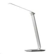 Solight LED Tischleuchte dimmbar, 12W, Lichttemperaturwahl, USB, weiß glänzend