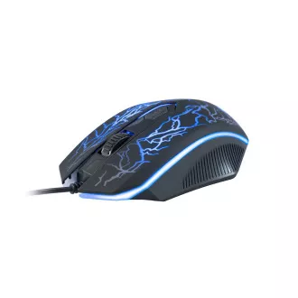 C-TECH Gaming-Maus Tychon (GM-03P), Casual Gaming, Gaming, 7 Farben Hintergrundbeleuchtung, 3200 DPI, USB C-TECH Gaming-Maus Tychon (GM-03P), Casual Gaming, Gaming, 7 Farben Hintergrundbeleuchtung, 3200 DPI, USB