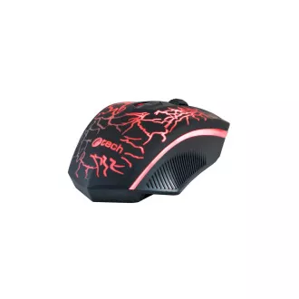 C-TECH Gaming-Maus Tychon (GM-03P), Casual Gaming, Gaming, 7 Farben Hintergrundbeleuchtung, 3200 DPI, USB C-TECH Gaming-Maus Tychon (GM-03P), Casual Gaming, Gaming, 7 Farben Hintergrundbeleuchtung, 3200 DPI, USB