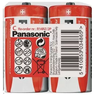 PANASONIC Zink-Kohle-Batterien Red Zinc R14RZ / 2P C 1.5V (schrumpfen 2 Stück) PANASONIC Zink-Kohle-Batterien Red Zinc R14RZ / 2P C 1.5V (schrumpfen 2 Stück)
