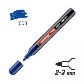 Marker Edding 790 Lack blau 2-3mm