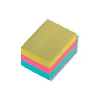 Klebeblock 51x38 Mix Pastellfarben 3x100 Blatt