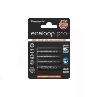 PANASONIC eneloop Pro Akku AAA 930mAh 1, 2V HR-4UWXB-4BP (Blister 4 Stück)