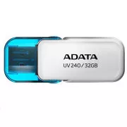 ADATA Flash Disk 32GB UV240, USB 2.0 Dash Drive, weiß
