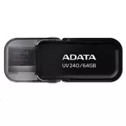 ADATA Flash Disk 64GB UV240, USB 2.0 Dash Drive, schwarz