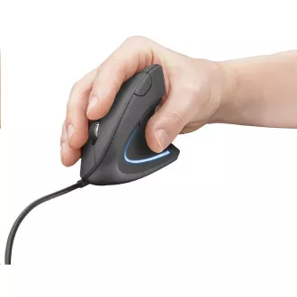TRUST Verto ergonomische Maus USB, schwarz