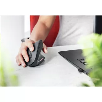 TRUST Verto kabellose ergonomische USB-Maus, schwarz