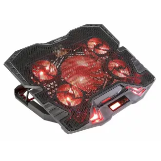 EVOLVEO Ania 5R, Laptop-Kühlständer, rote Hintergrundbeleuchtung