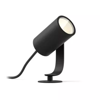 PHILIPS Lily Outdoor Strahler, Hue White und Color Ambiance, 230V, 1x8W integrierte LED, Chrom matt, Auszug (1741530P7) PHILIPS Lily Outdoor Strahler, Hue White und Color Ambiance, 230V, 1x8W integrierte LED, Chrom matt, Auszug (1741530P7)