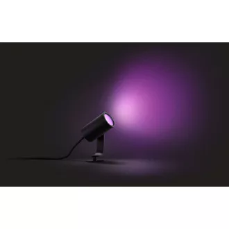PHILIPS Lily Outdoor Strahler, Hue White und Color Ambiance, 230V, 1x8W integrierte LED, Chrom matt, Auszug (1741530P7) PHILIPS Lily Outdoor Strahler, Hue White und Color Ambiance, 230V, 1x8W integrierte LED, Chrom matt, Auszug (1741530P7)
