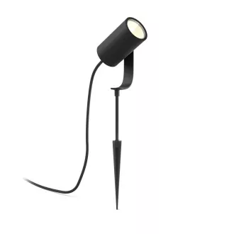 PHILIPS Lily Outdoor Strahler, Hue White und Color Ambiance, 230V, 1x8W integrierte LED, Chrom matt, Auszug (1741530P7) PHILIPS Lily Outdoor Strahler, Hue White und Color Ambiance, 230V, 1x8W integrierte LED, Chrom matt, Auszug (1741530P7)